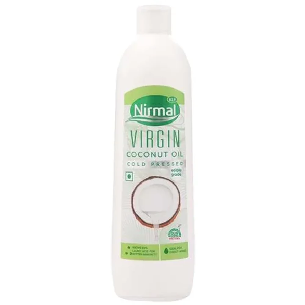 Klf Coconut Oil - Nirmal Cold Press Virgin, 250 ml Bottle-1.webp
